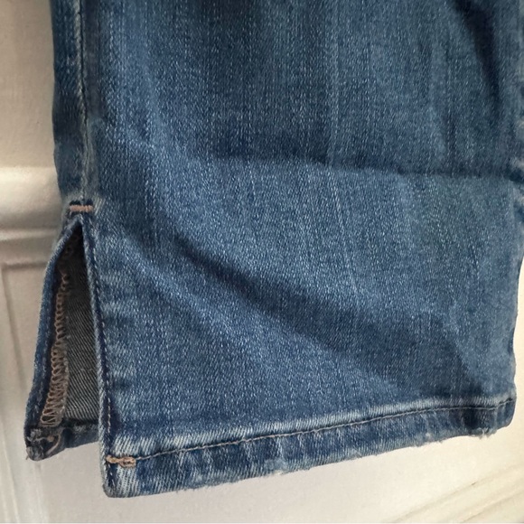 FRAME Le High Rise Straight Ankle Slit - Picture 6 of 9